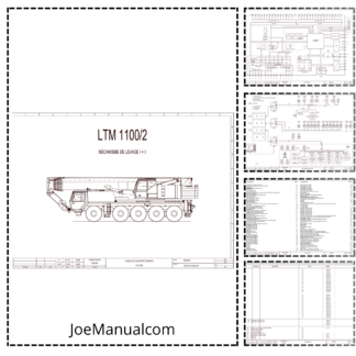 Liebherr LTM 1100-2 Crane Electrical Schematics Service Manual