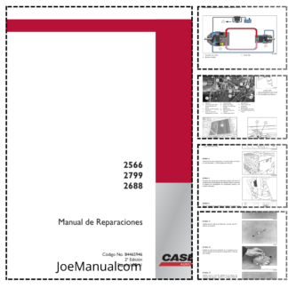 CASE 2566 2799 2688 Combine Harvester Repair Manual v2 ES
