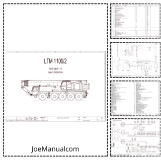 Liebherr LTM 1100-2 Hoist Gear Dolly Operation Electrical Schematics Service Manual