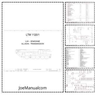 Liebherr LTM 1120-1 Crane with LH Engine Allison Transmission Electrical Schematics