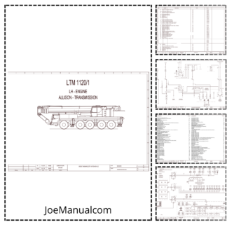 Liebherr LTM 1120-1 Electric Schematic Service Manual