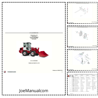 Weidemann 3006 D61 D81 Wheel Loader Parts Catalog