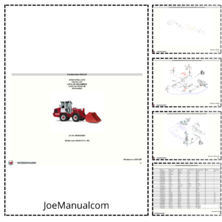 Weidemann 4204 D P Wheel Loader Parts Catalog