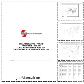 Weidemann Hoftrac 1055 D P Wheel Loader Parts Catalog