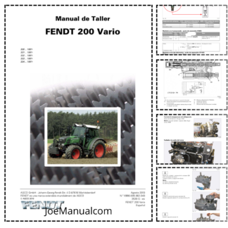 Fendt 200 Vario COM III Tractor Workshop Manual ES
