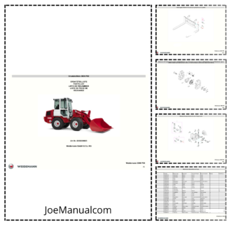 Weidemann 3006 P50 Wheel Loader Parts Catalog