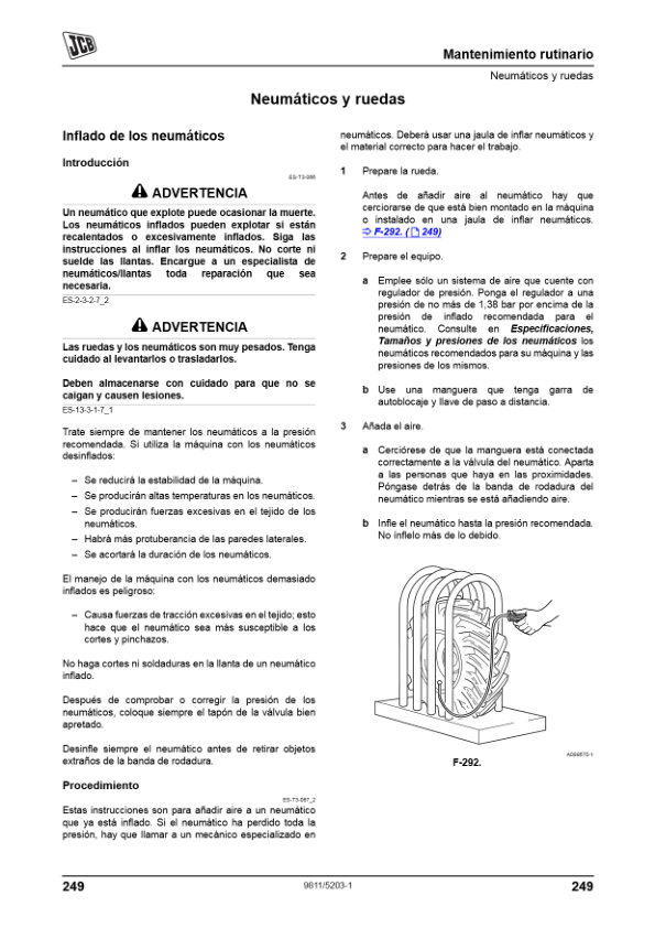 JCB 3CX 4CX Tier 3 Backhoe Loader Operators Manual 9811-5203-1 ES - Image 13