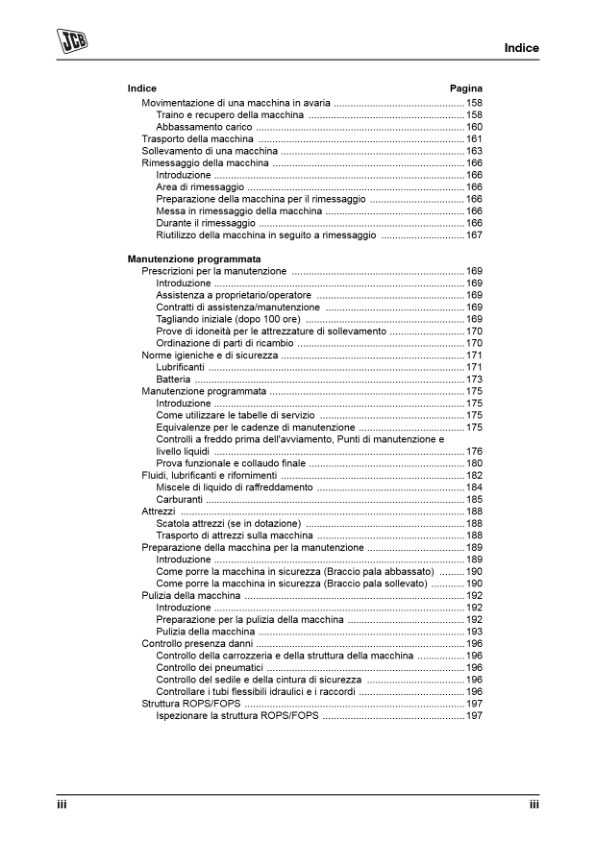 JCB 3CX 4CX Tier 3 Backhoe Loader Operators Manual 9811-5204-1 IT - Image 7