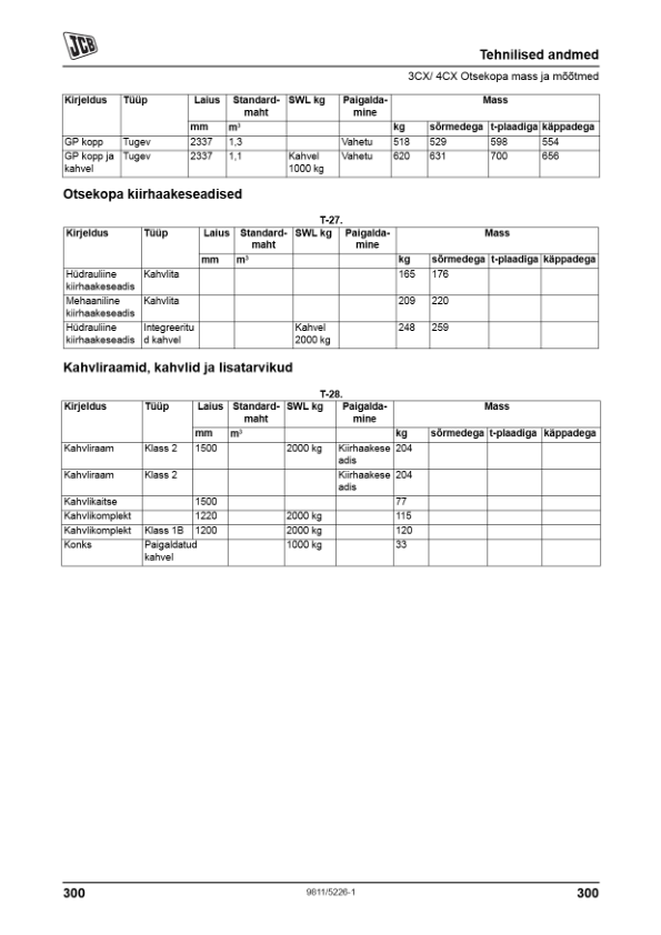 JCB 3CX 4CX Tier 3 Backhoe Loader Operators Manual 9811-5226-1 ET - Image 17