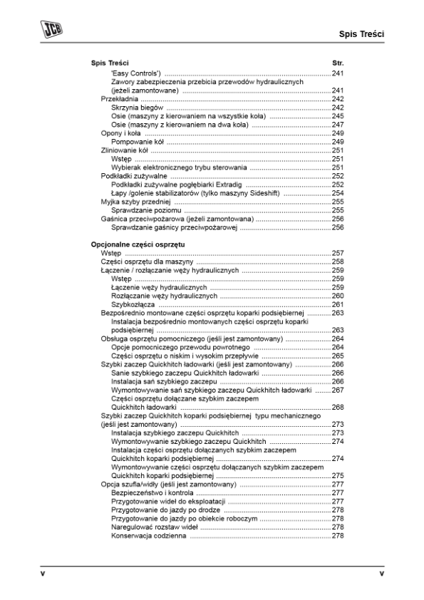 JCB 3CX 4CX Tier 3 Backhoe Loader Operators Manual 9811-5229-1 PL - Image 9