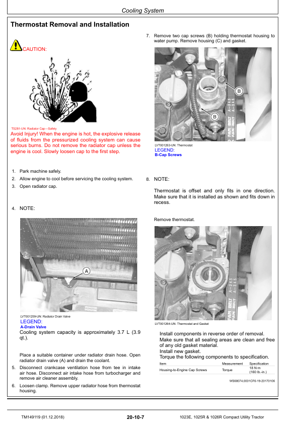 John Deere 1023E 1025R 1026R Tractor Service Manual TM149119 - Image 12
