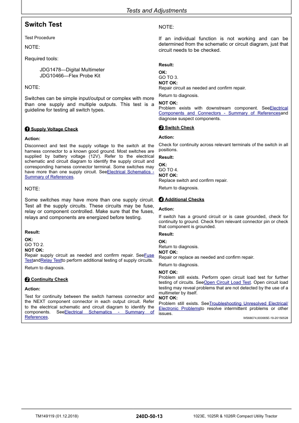 John Deere 1023E 1025R 1026R Tractor Service Manual TM149119 - Image 10