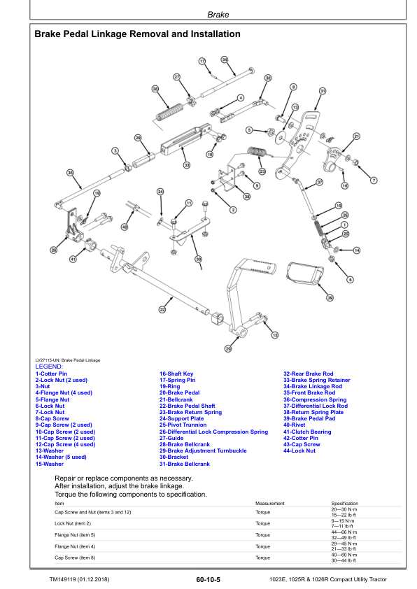 John Deere 1023E 1025R 1026R Tractor Service Manual TM149119 - Image 8