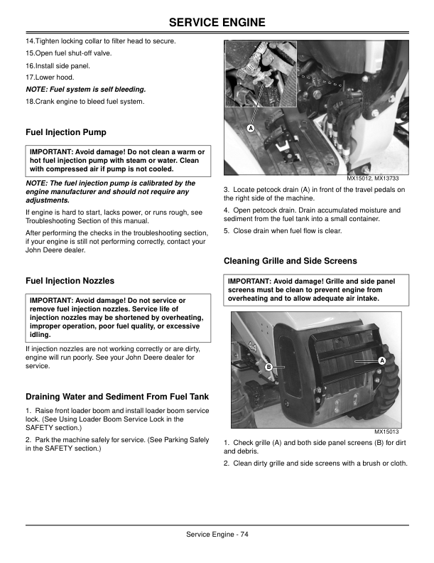 John Deere 110 Backhoe Loader Operators Manual OMLVU13606D2 - Image 10
