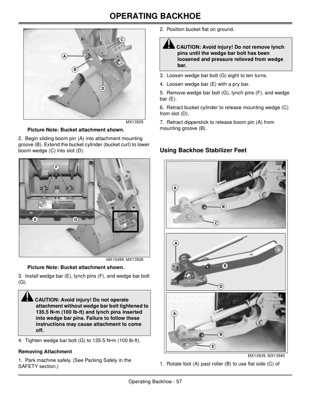 John Deere 110 Backhoe Loader Operators Manual OMLVU13606D2 - Image 8