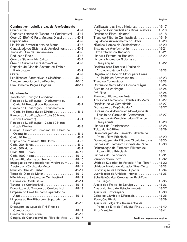 John Deere 1165 1175 Combine Harvester Operators Manual OMCQ29716-K3 PT - Image 6