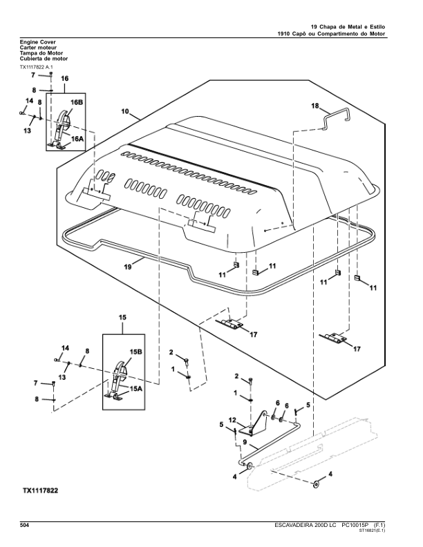 John Deere 200D LC Excavator Parts Catalog SN D5100001 and UP PC10015P PT - Image 12