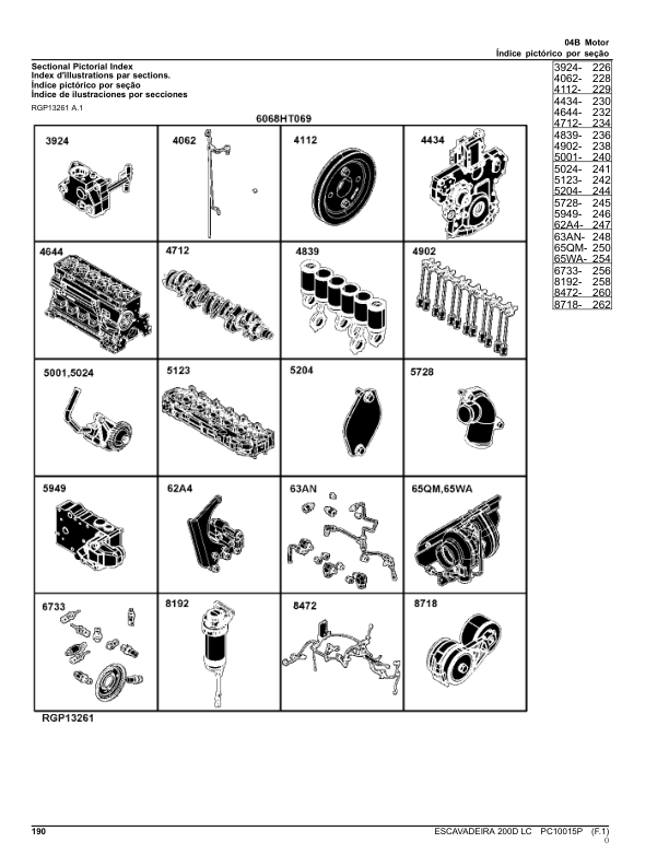 John Deere 200D LC Excavator Parts Catalog SN D5100001 and UP PC10015P PT - Image 8