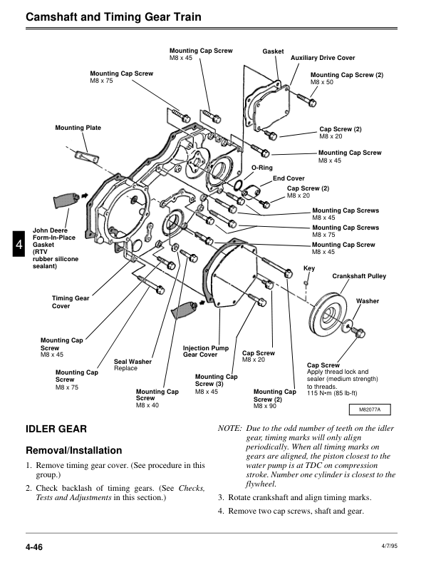 John Deere 220 Series Engine Service Manual CTM3 - Image 12
