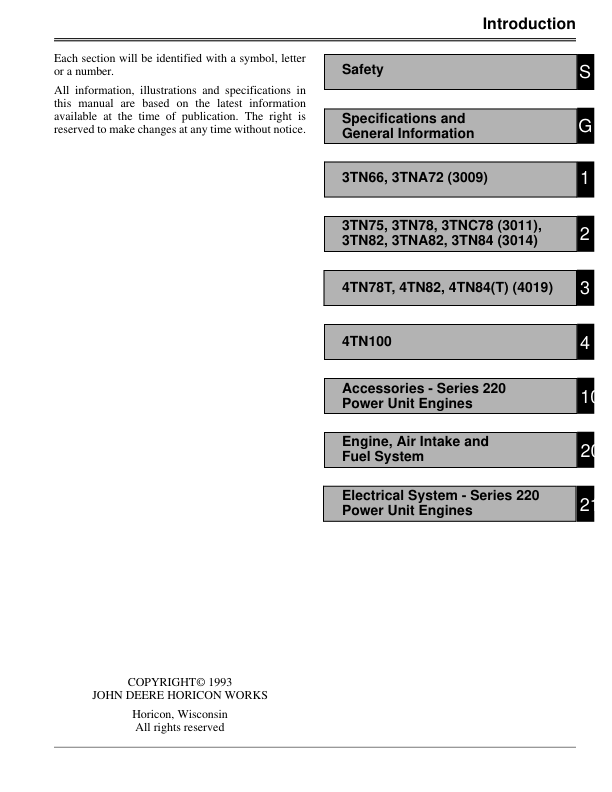 John Deere 220 Series Engine Service Manual CTM3 - Image 6