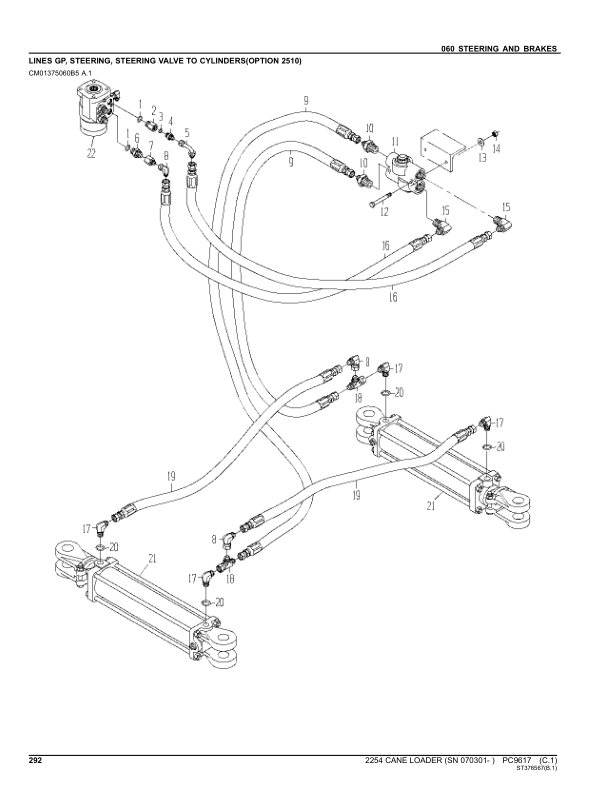 John Deere 2254 Cane Loader Parts Catalog SN 070301 and UP PC9617 - Image 15