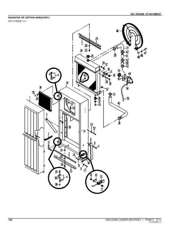 John Deere 2254 Cane Loader Parts Catalog SN 070301 and UP PC9617 - Image 13