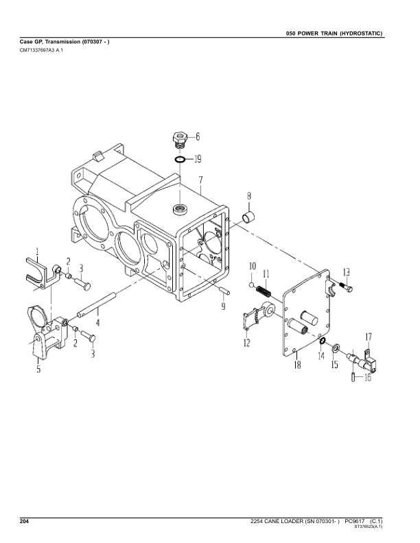 John Deere 2254 Cane Loader Parts Catalog SN 070301 and UP PC9617 - Image 14