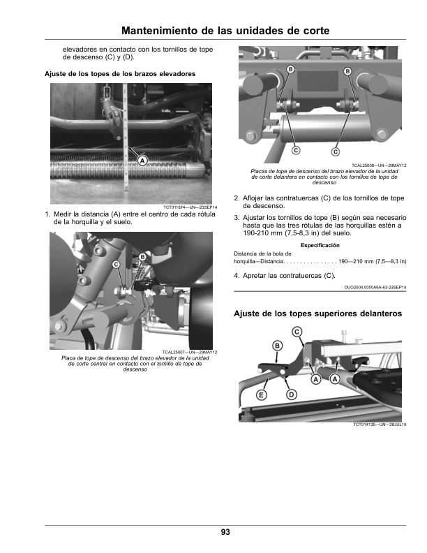 John Deere 2400 2550 PrecisionCut E-Cut Mower Operators Manual OMUC23504 ES - Image 20