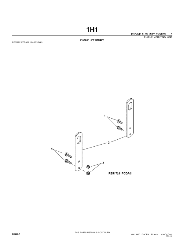 John Deere 244J Wheel Loader Parts Catalog 2004- PC9370 - Image 19
