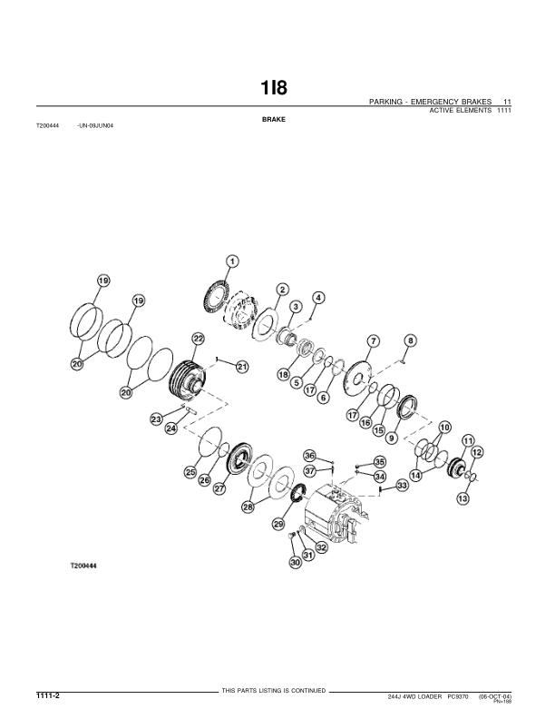 John Deere 244J Wheel Loader Parts Catalog 2004- PC9370 - Image 20