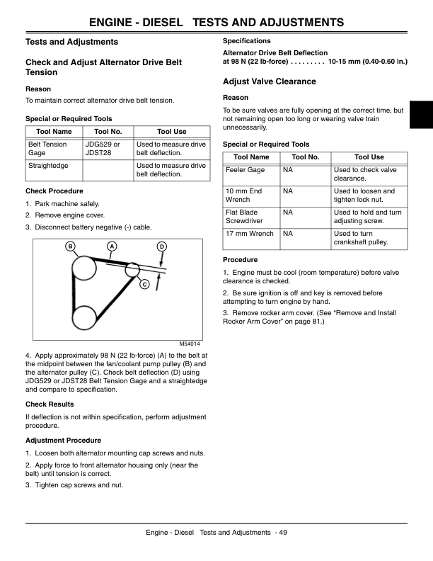 John Deere 2653A Mower Service Manual Tm1554 - Image 11