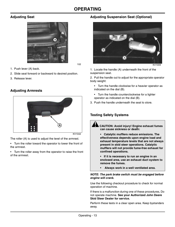 John Deere 280 Skidsteer Operators Manual OMKV18651C6 - Image 6