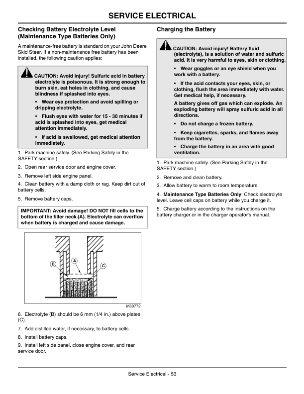 John Deere 280 Skidsteer Operators Manual OMKV18651C6 - Image 10
