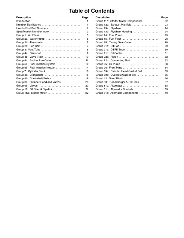 John Deere 3029DF 3029TF 3029TF270 Engine Parts Catalog TO-6141 - Image 5