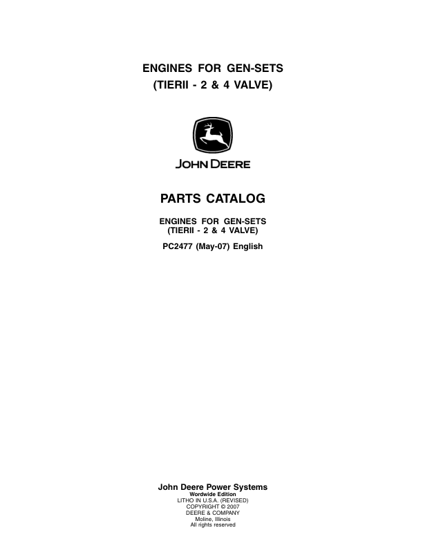 John Deere 3029TFS70 4045DF270 4045HFS72 73 275 6068HF Engine Parts Catalog PC2477 - Image 12