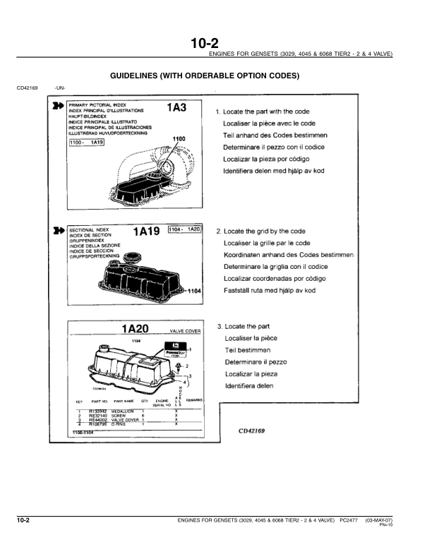 John Deere 3029TFS70 4045DF270 4045HFS72 73 275 6068HF Engine Parts Catalog PC2477 - Image 7