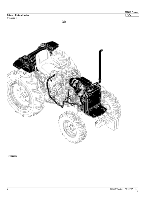 John Deere 3036E Tractor Parts Catalog PC12727 - Image 15