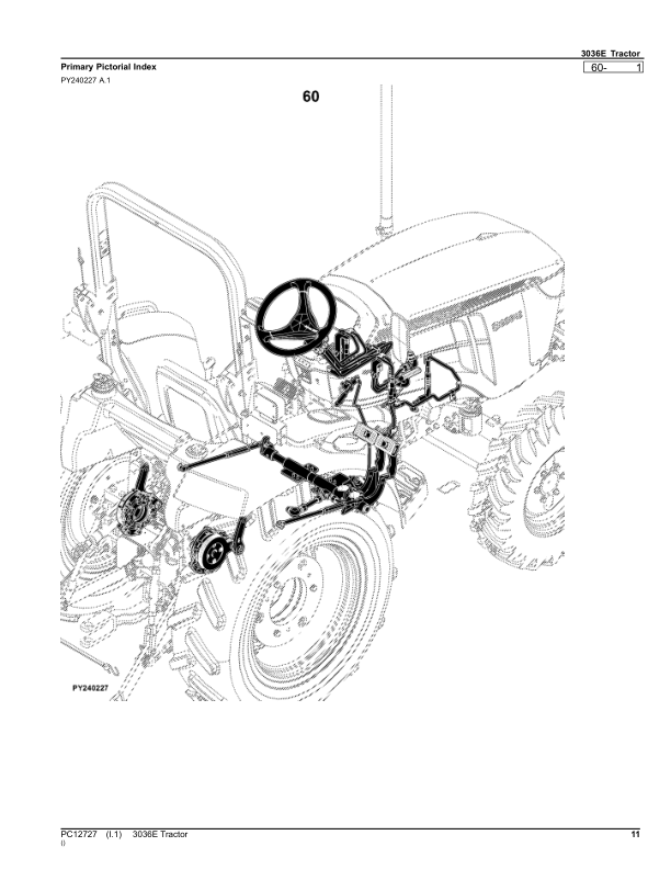John Deere 3036E Tractor Parts Catalog PC12727 - Image 4