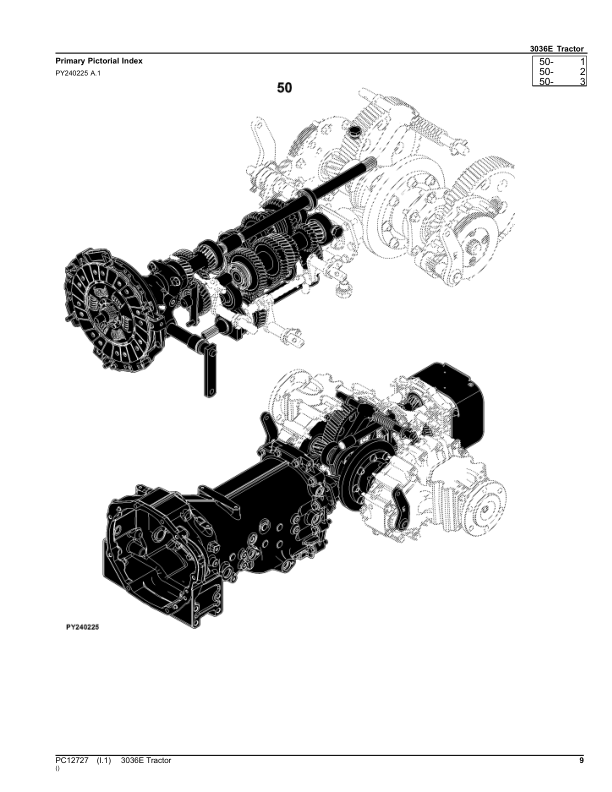 John Deere 3036E Tractor Parts Catalog PC12727 - Image 20