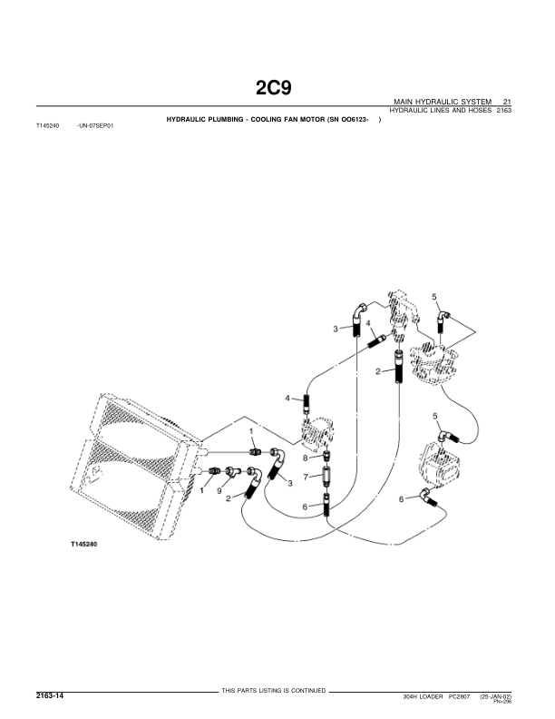 John Deere 304H Wheel Loader Parts Catalog PC2807-03 - Image 18