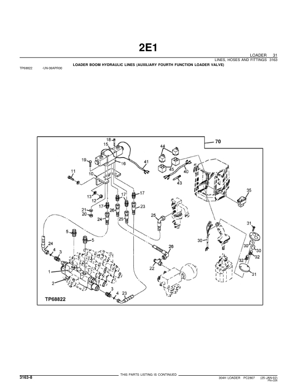 John Deere 304H Wheel Loader Parts Catalog PC2807-03 - Image 19