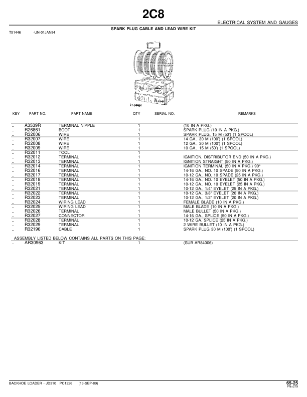 John Deere 310 Backhoe Loader Parts Catalog PC1226 - Image 19
