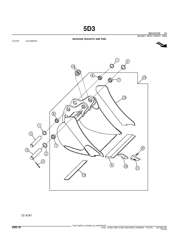 John Deere 310G 310SG 315SG Backhoe Loader Parts Catalog PC2755-FEB - Image 11