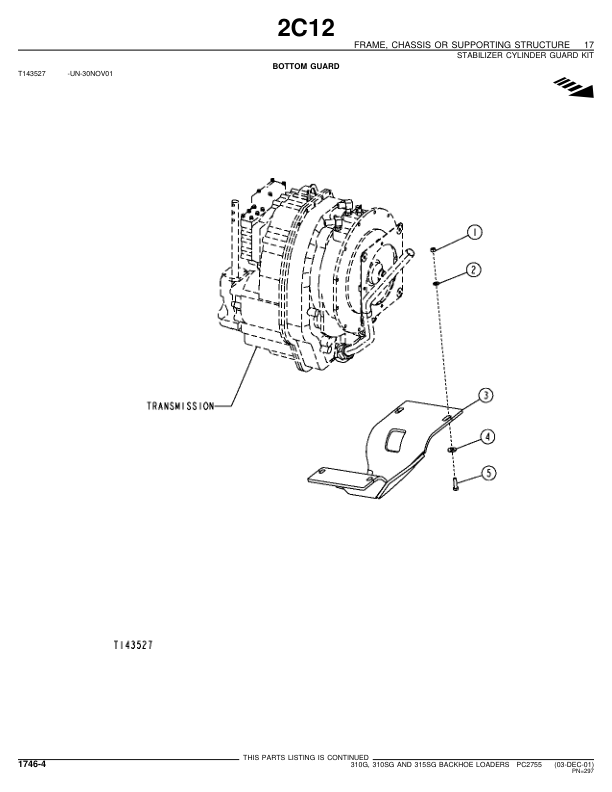 John Deere 310G 310SG 315SG Backhoe Loader Parts Catalog PC2755-SEP - Image 10