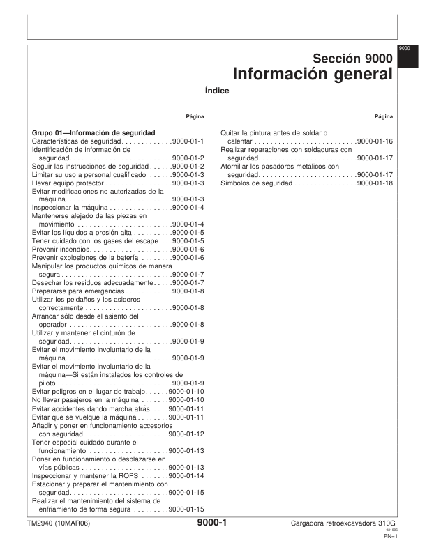 John Deere 310G Backhoe Loader Service Manual TM2940 ES - Image 5