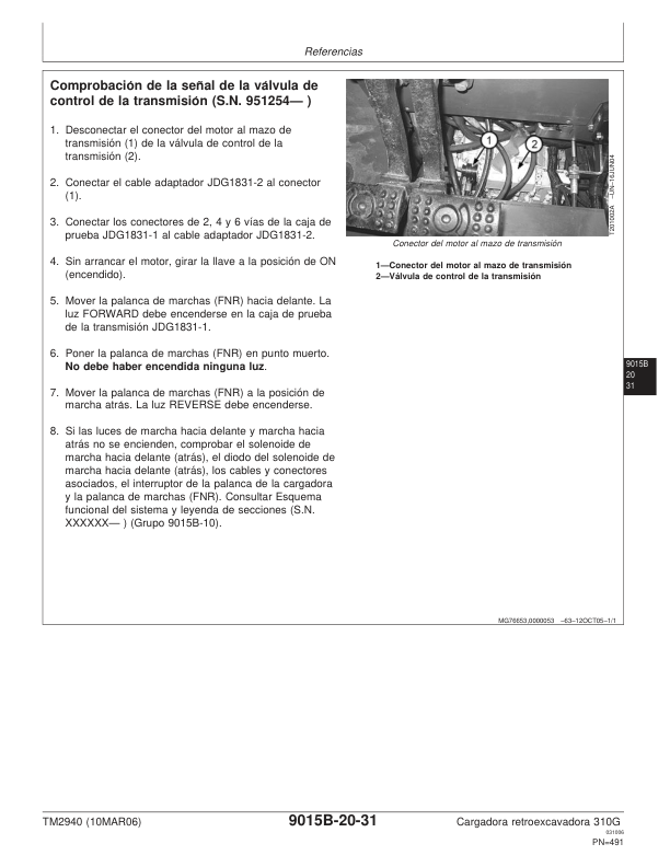John Deere 310G Backhoe Loader Service Manual TM2940 ES - Image 10