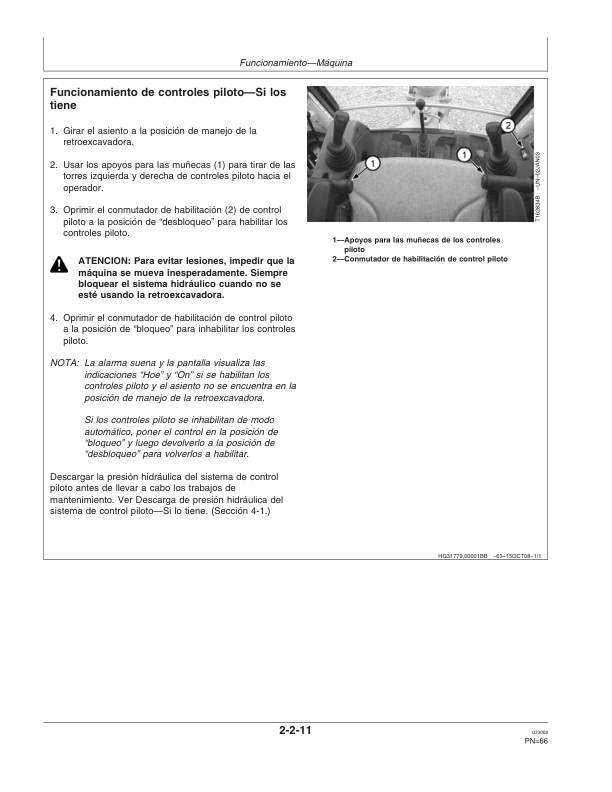 John Deere 310J 310SJ Backhoe Loader Operators Manual OMT216724-G9 ES - Image 17