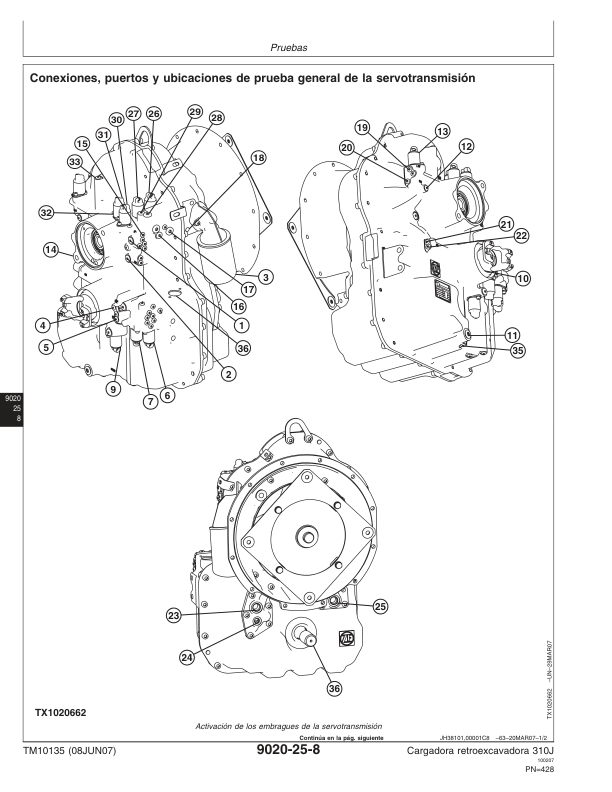 John Deere 310J Backhoe Loader Service Manual TM10135 ES - Image 10
