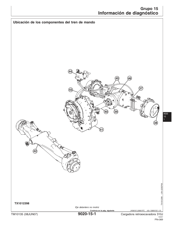 John Deere 310J Backhoe Loader Service Manual TM10135 ES - Image 8