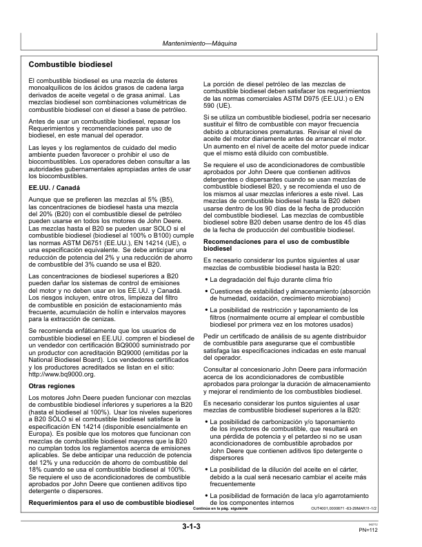 John Deere 310K Backhoe Loader Operators Manual OMT305707-D2 ES - Image 10